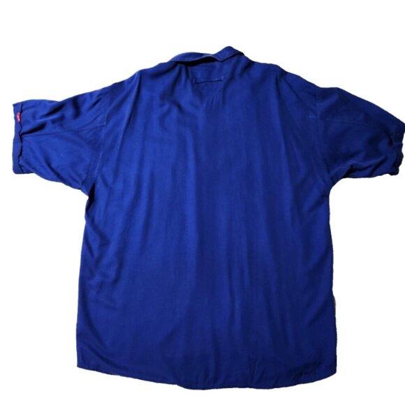 Vintage Signum Shirt Men's XL Lot of 2 Button Up Short Sleeve Front Pocket Retro - Picture 5 of 16